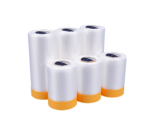 04. Auto Used Pre-Taped Masking Film (Rice Paper Tape).webp